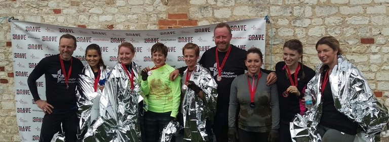 Pure raises over £1,000 for the East Anglian Air Ambulance by tackling Only the Brave