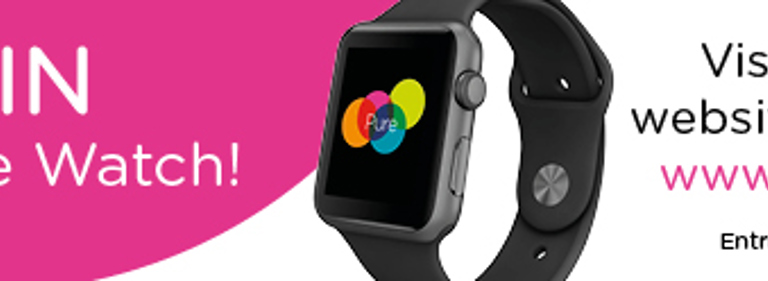 Find the Pure circles and you could win an Apple Watch!