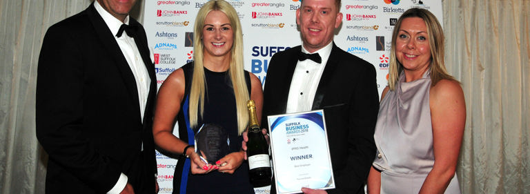 Congratulations to IPRS Health – Best Employer winners at the Suffolk Business Awards 2018