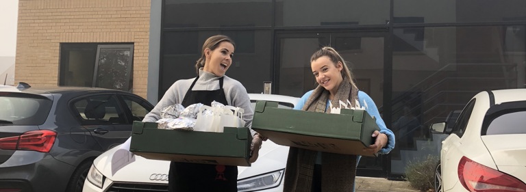 Breakfast deliveries launch Pure’s accumulator fundraising challenge for Arthur Rank Hospice