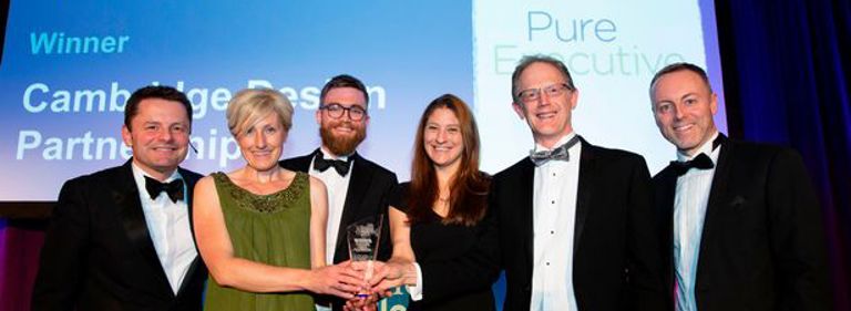 Pure crowns Cambridge Design Partnership ‘Employer of the Year’